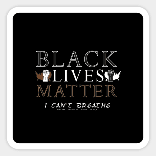 Black Lives Matter Design Sticker